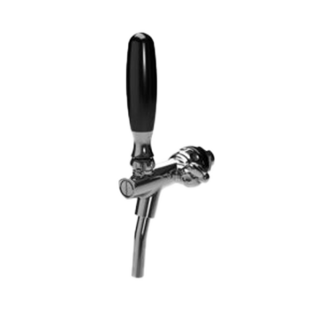 FC4 CHROMEPL. BRASS TAP WITH ST. STEEL SPOUT + HANDLE WITH S